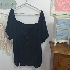 Lane Bryant 26/28 navy top